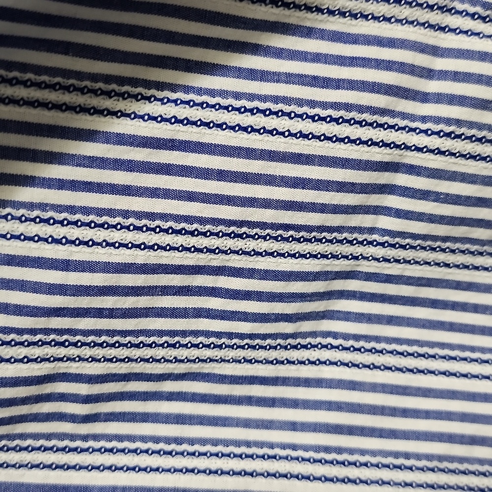 Talbots 2Xp textured stripes shirt - Picture 4 of 4